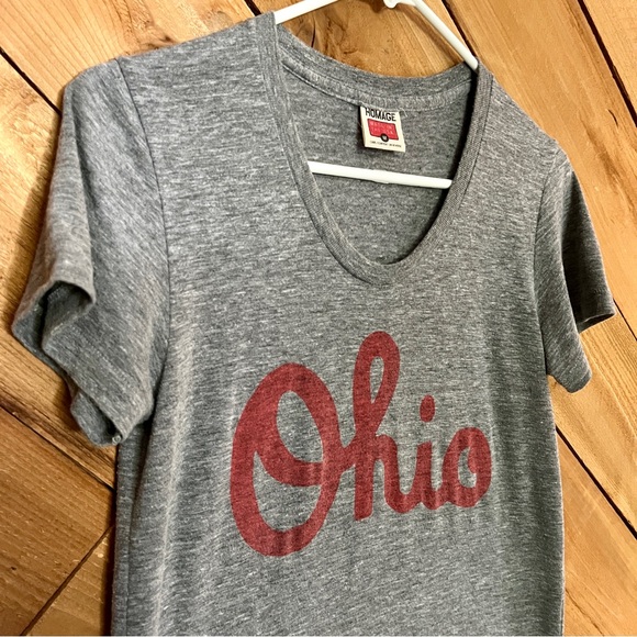 Homage Script Ohio Women’s Tee, Size Medium - Picture 4 of 15
